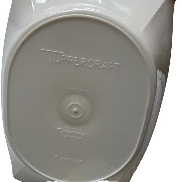 Vintage Tuppercraft Vase Tupperware Florette Flower Arranging Frog 3 Piece 532-2 - Picture 4 of 9